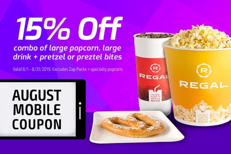 Regal mobile app coupon Movie Theater Prices